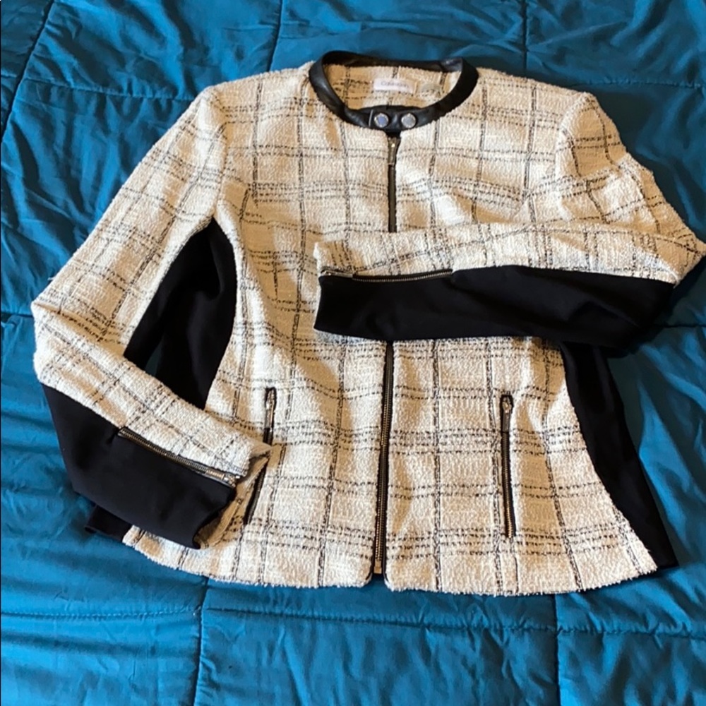 Calvin Klein size 14 zippered Jacket